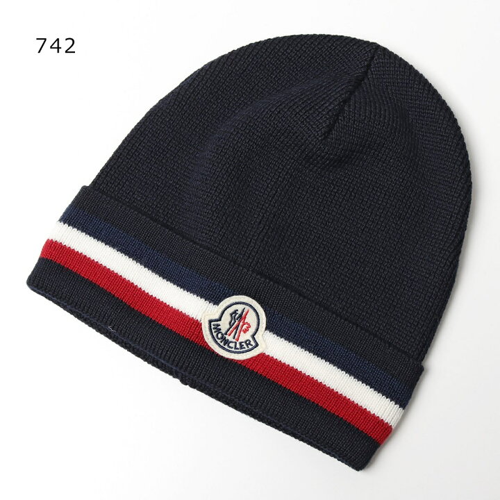 楽天市場】MONCLER モンクレール ニット帽 3B00068 A9575 メンズ 