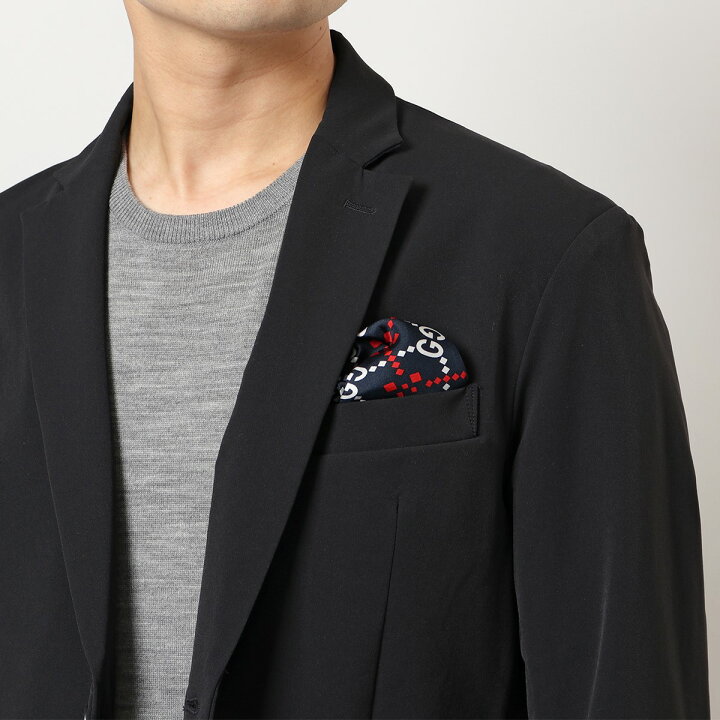 楽天市場】GUCCI グッチ 548870 4G001 シルク スカーフ ポケットチーフ 