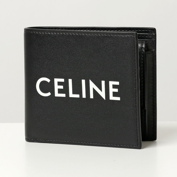 楽天市場】CELINE セリーヌ 10C873DME.38SI レザー 二つ折り財布 ミニ 