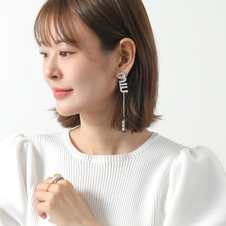 楽天市場】MIUMIU ミュウミュウ 5JO661 2DNC クリスタルチャーム付  