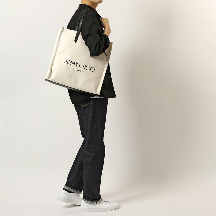 楽天市場 Jimmy Choo ジミーチュウ Logo Tote Ffq カラー2色 トートバッグ キャンバス ショッピングバッグ 鞄 メンズ インポートセレクト Musee