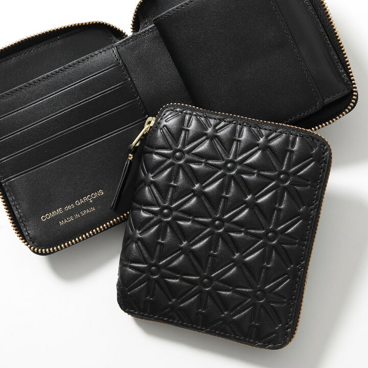 楽天市場】COMME des GARCONS コムデギャルソン 二つ折り財布 EMBOSSED  