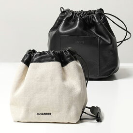 JIL SANDER ジルサンダー J07WG0027 P5368 DRAWSTRING SM CROSSB ドローストリグバッグ 巾着バッグ リバーシブル ショルダーバッグ 001 鞄 レディース