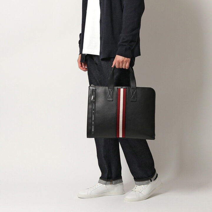 楽天市場】BALLY バリー HENRI プレーンボヴィンレザー ビジネスバッグ  