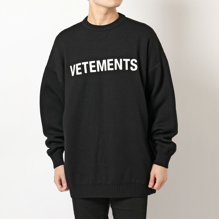 楽天市場】VETEMENTS ヴェトモン 52KN720B 2901 Logo Knitted Jumper 