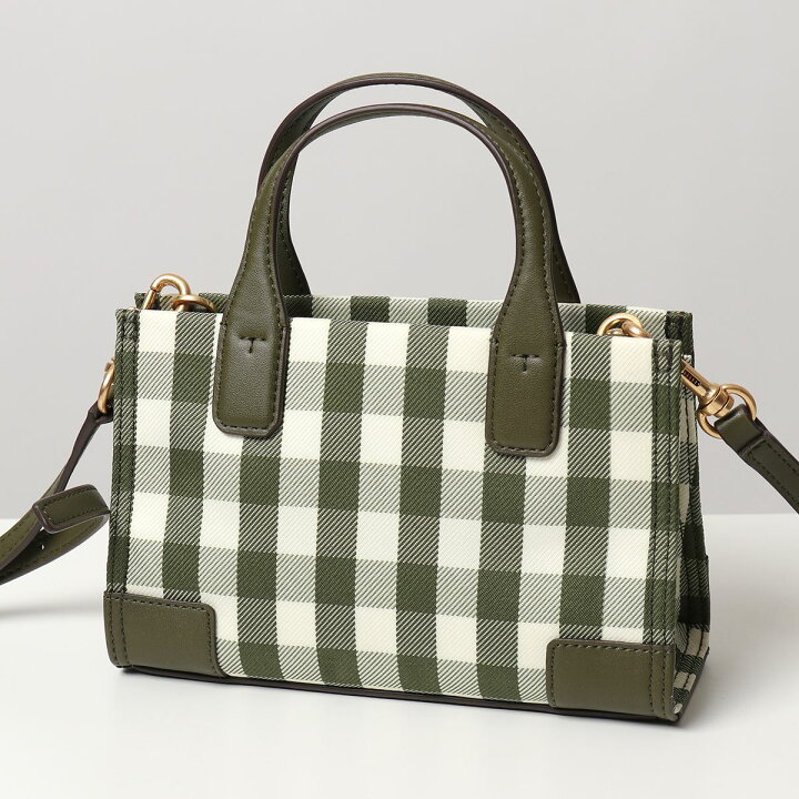 楽天市場】TORY BURCH トリーバーチ 84371 ELLA GINGHAM MICRO TOTE 
