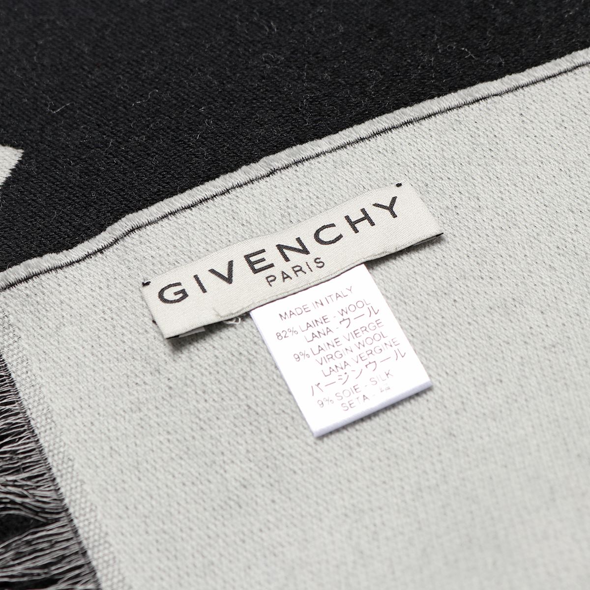 GIVENCHY ジバンシィ GV3518 J4180 カラー3色 マフラー ストール ロゴ シルク混ウール メンズ | インポートセレクト musee