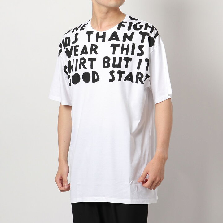 メゾンマルジェラ チャリティー AIDS Tシャツ 半袖 ロゴT カットソー  