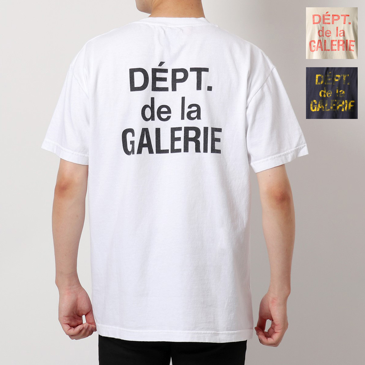 GALLERY DEPT ギャラリーデプト FRENCH TEE クルーネック 半袖 Tシャツ カットソー ロゴT コットン オーバーサイズ メンズ  カラー3色 | インポートセレクト musee