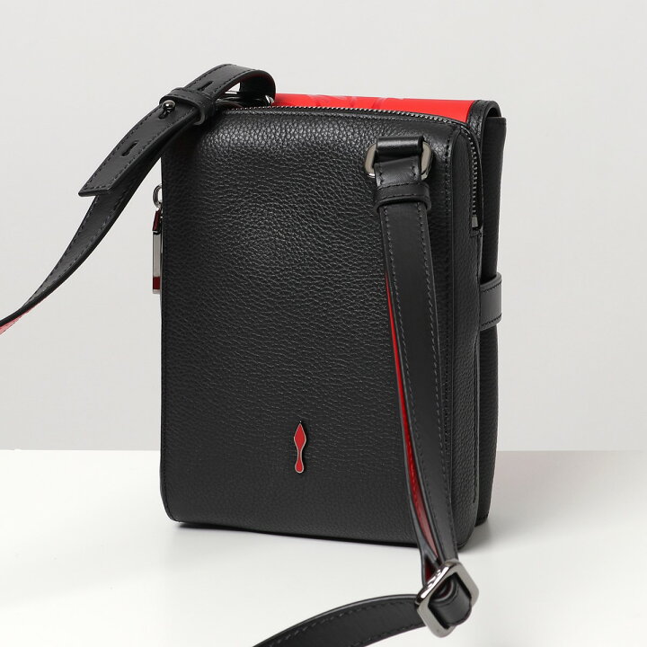 楽天市場 Christian Louboutin クリスチャンルブタン ショルダーバッグ Benech Reporter メンズ スニーカーソール レザー ポシェット クロスボディ 鞄 H734 Loubi Black Cp Fivee インポートセレクト Musee