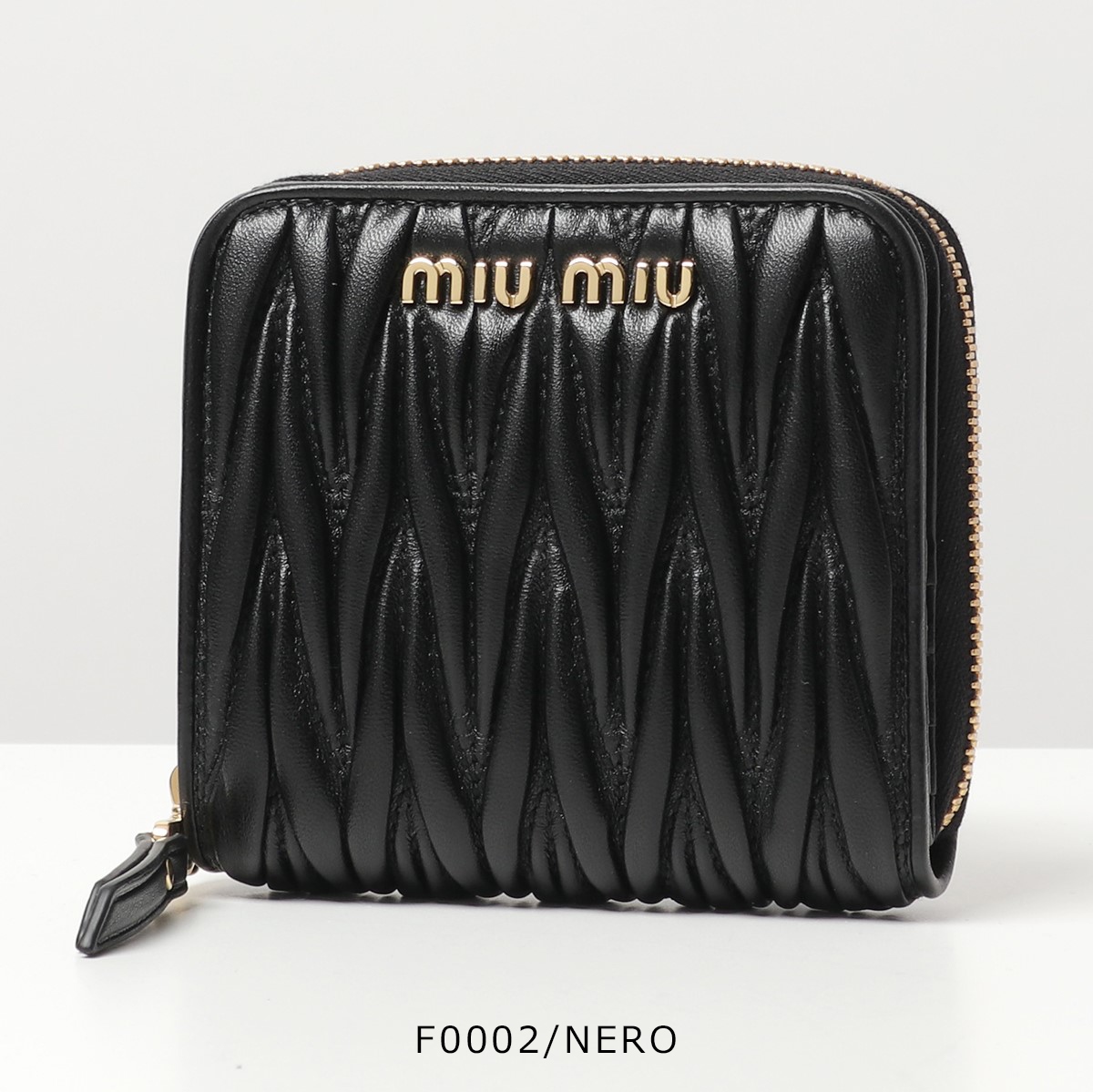 楽天市場】MIUMIU ミュウミュウ 二つ折り財布 レディース 5ML522 N88 