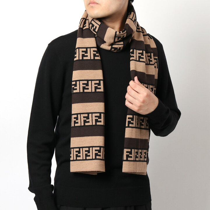 楽天市場】FENDI フェンディ マフラー メンズ カラー2色 FXS124 AH84  