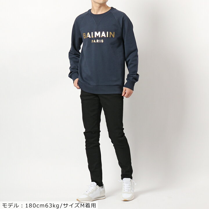 楽天市場】BALMAIN バルマン クルーネック スウェット メンズ WH1JQ005 