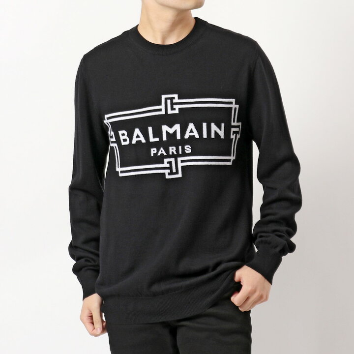 楽天市場】BALMAIN バルマン ニット セーター メンズ WH1KD000 K037  