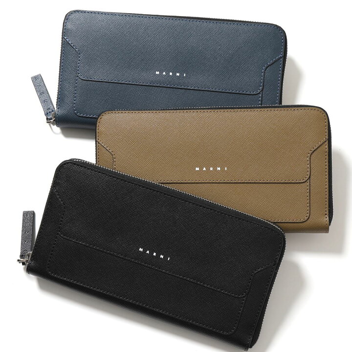 楽天市場】MARNI マルニ ラウンドファスナー 長財布 PFMI0047U0 LV520  