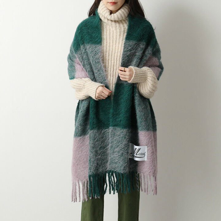 楽天市場】MARNI マルニ マフラー SCMC0068Y0 UTW936 240×50  