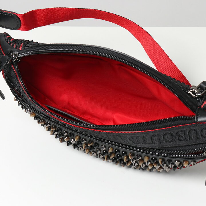 楽天市場 Christian Louboutin クリスチャンルブタン ボディバッグ Parisnyc メンズ レザー スパイクスタッズ ウエストバッグ 鞄 B556 Black Mix インポートセレクト Musee