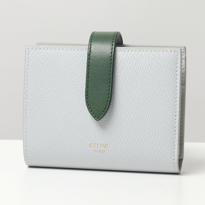 楽天市場】CELINE セリーヌ 二つ折り財布 Small Strap Wallet スモール 