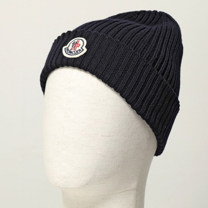 楽天市場 Moncler モンクレール ニット帽 Berretto 3b 576 メンズ ウール ニットキャップ 帽子 リブ編み アイコンパッチ カラー2色 インポートセレクト Musee