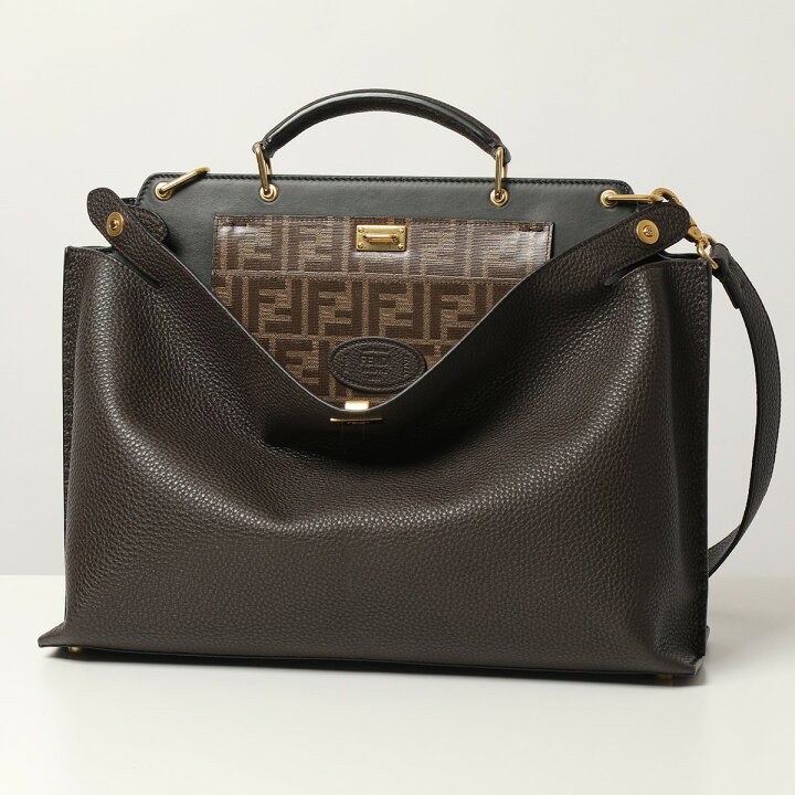 楽天市場】FENDI フェンディ ブリーフケース PEEKABOO ピーカブー  