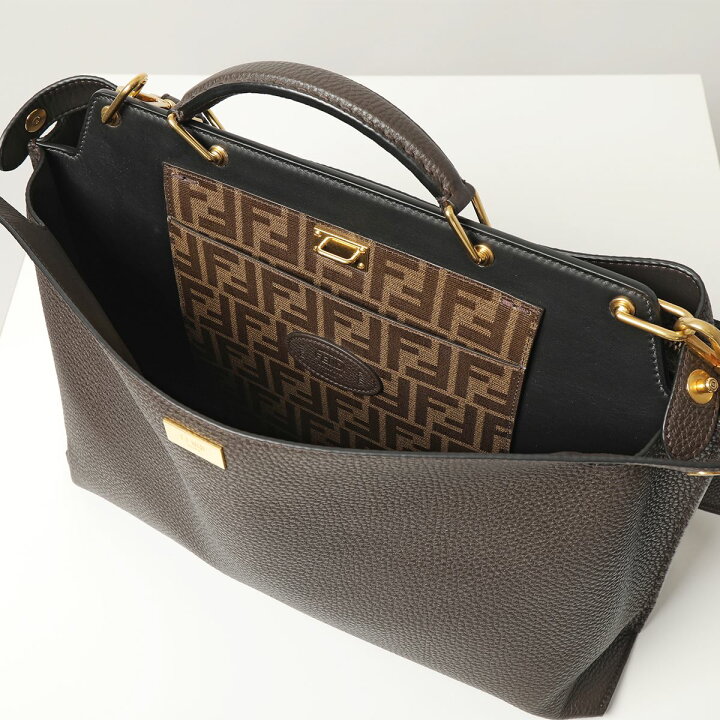 楽天市場】FENDI フェンディ ブリーフケース PEEKABOO ピーカブー 