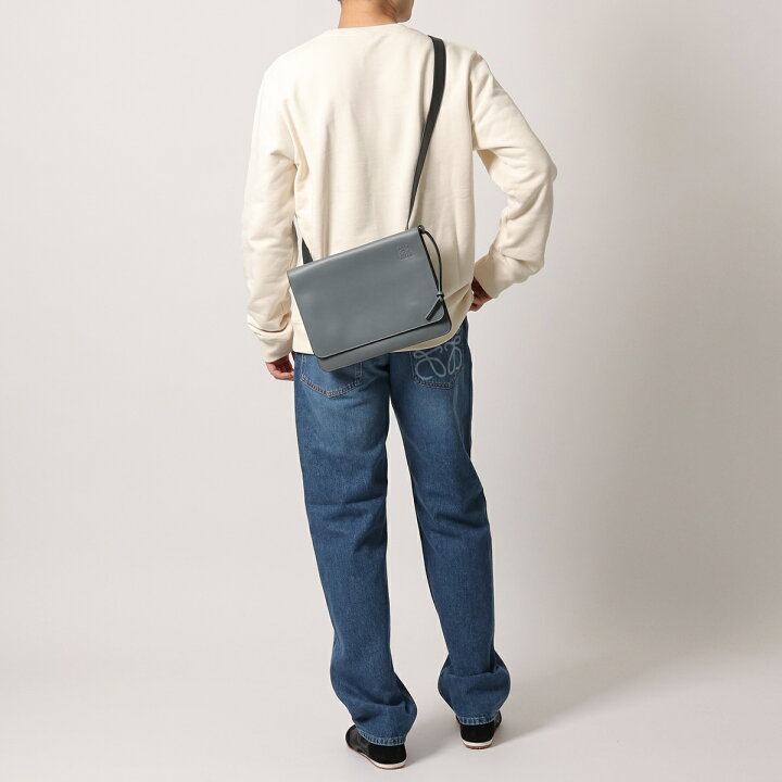 2855 LOEWE ロエベ ガセットフラット メッセンジャー ふやせる ショルダー