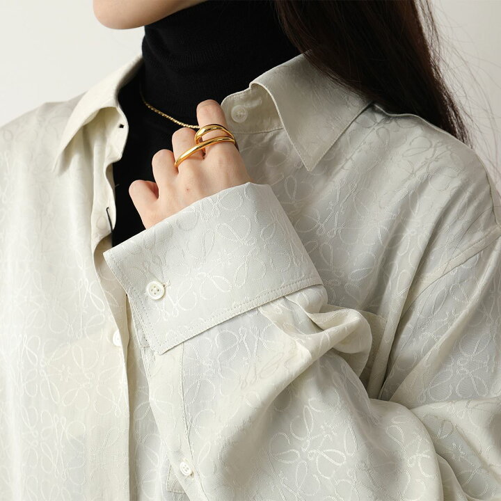 楽天市場】LOEWE ロエベ 長袖シャツ S359337XDA レディース シルク  