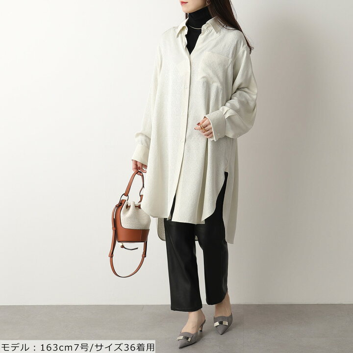 楽天市場】LOEWE ロエベ 長袖シャツ S359337XDA レディース シルク 