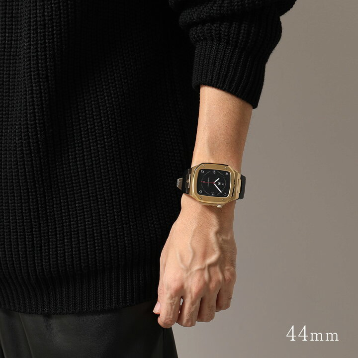 27888円 ベビーグッズも大集合 GOLDEN CONCEPT ゴールデンコンセプト Apple Watch Case アップルウォッチケース CL40 CL44 Silver メンズ ステンレススチール レザーベルト カラー6色