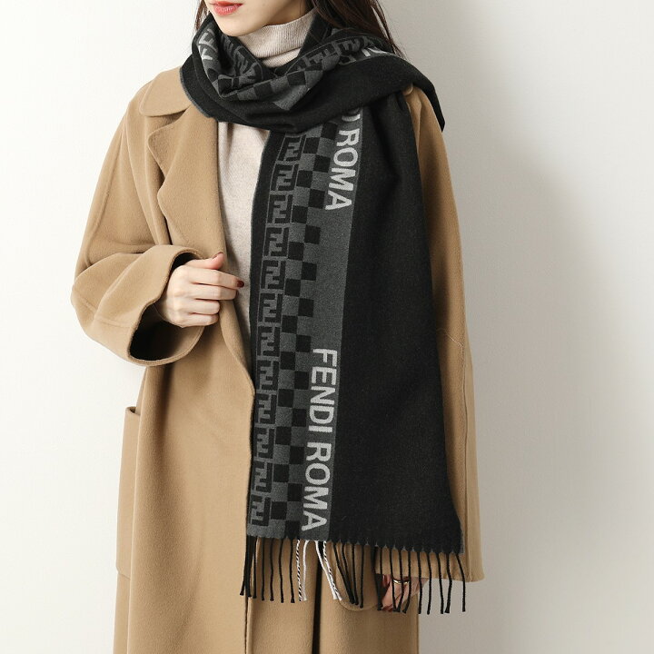 楽天市場】FENDI フェンディ マフラー FXS124 AH8A レディース 180×30 