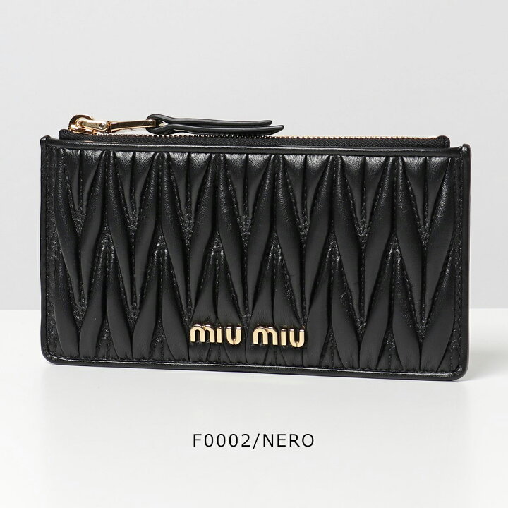 楽天市場】MIUMIU ミュウミュウ フラグメントケース MATELASSE  