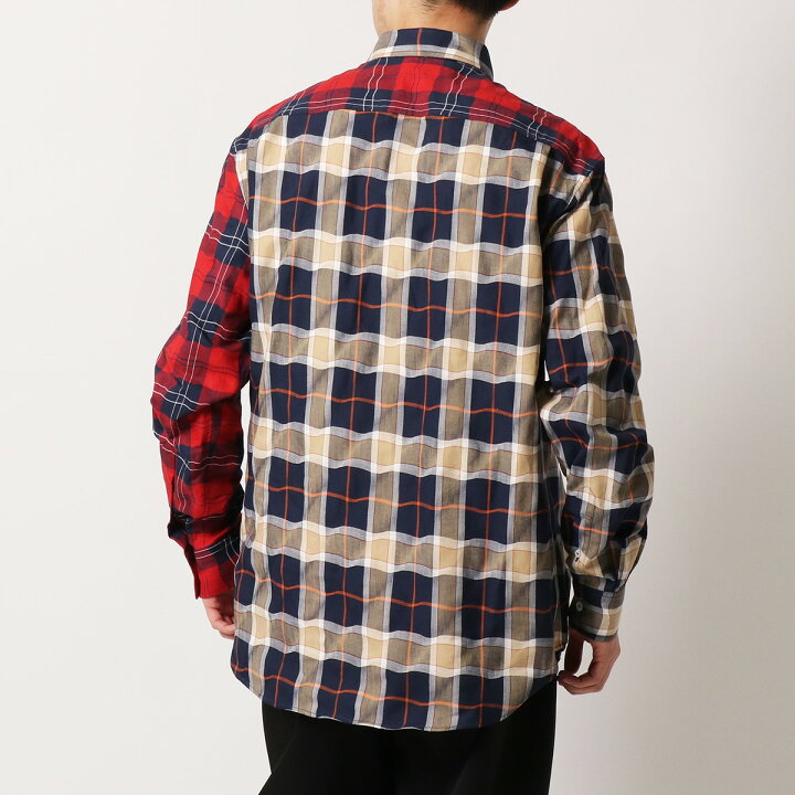 楽天市場】LOEWE ロエベ 長袖シャツ H526Y05W35 メンズ パッチワーク  