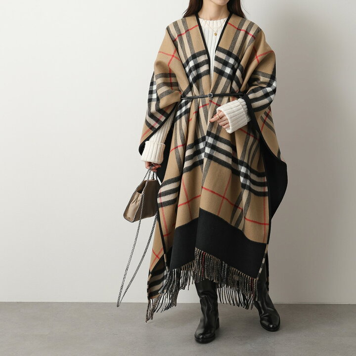 楽天市場】BURBERRY バーバリー ケープ 8037423 レディース  