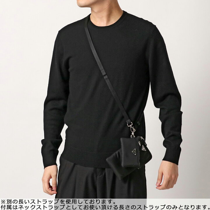 楽天市場】PRADA プラダ ネックポーチ 2TT091 2DMI F0002 メンズ 2個 