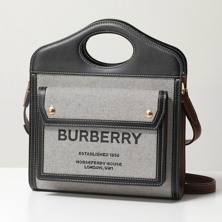 楽天市場】BURBERRY バーバリー ハンドバッグ LL MN POCKET BAG  