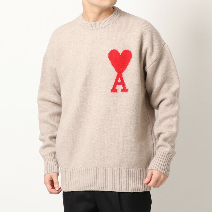 楽天市場】ami paris アミパリス セーター H21K009.018 メンズ クルー  