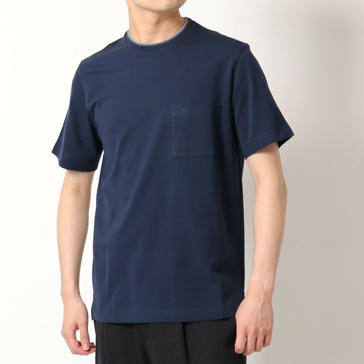 楽天市場】HERMES エルメス Tシャツ 937565HA メンズ コットン 鹿の子  