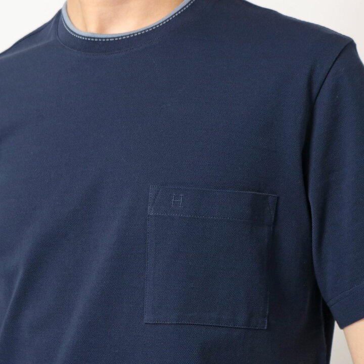 楽天市場】HERMES エルメス Tシャツ 937565HA メンズ コットン 鹿の子 