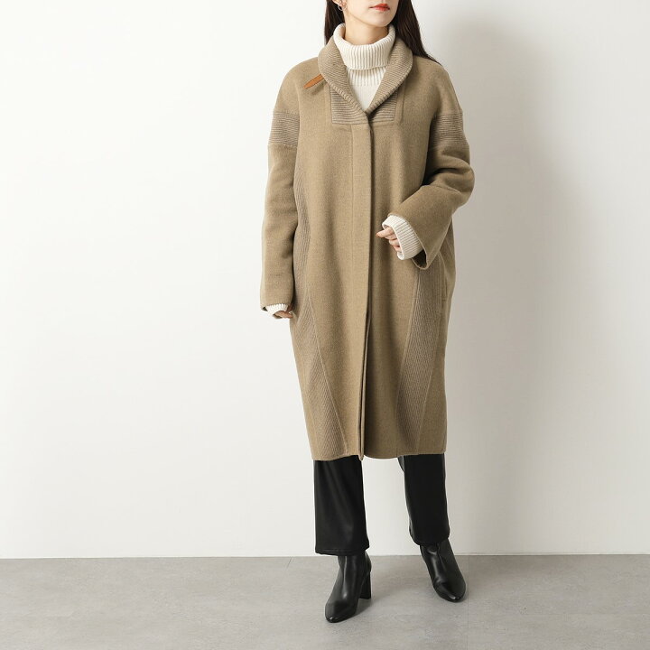 楽天市場】HERMES エルメス ダブルフェイスコート 890113DA カシミヤ  