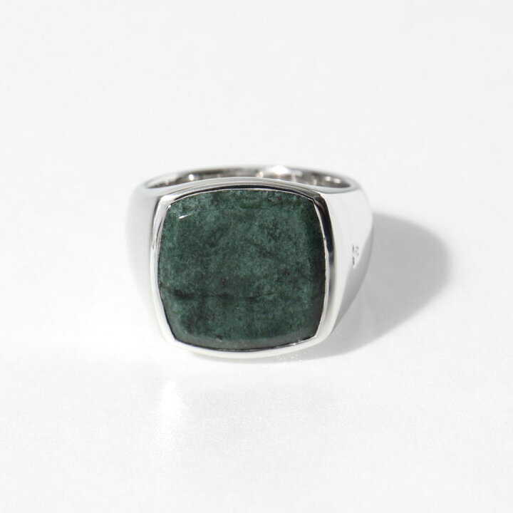 楽天市場】TOMWOOD トムウッド リング メンズ Cushion Green Marble  