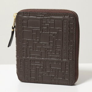 Wallet COMME des GARCONS �E�H���b�g �R���f�M�����\�� ��܂�ZIP���z EMBOSSED LOGOTYPE �G���{�X ���S�^�C�v SA2100EL