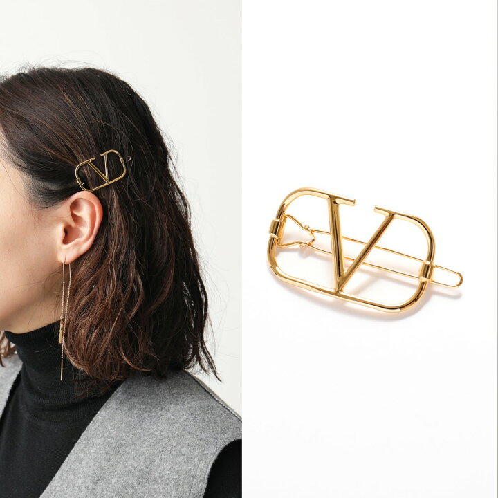 楽天市場】VALENTINO ヴァレンティノ ヘアクリップ WW0J0H38MET 