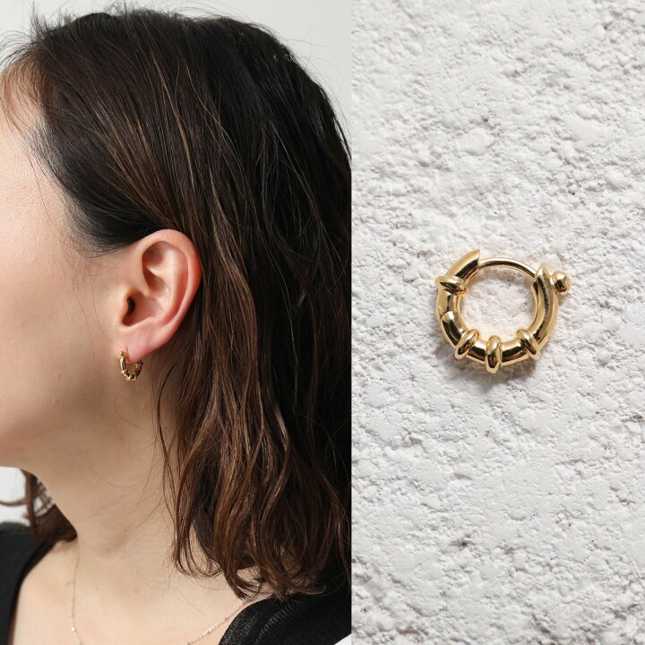 楽天市場】MARIA BLACK マリアブラック フープ ピアス Spring Huggie 