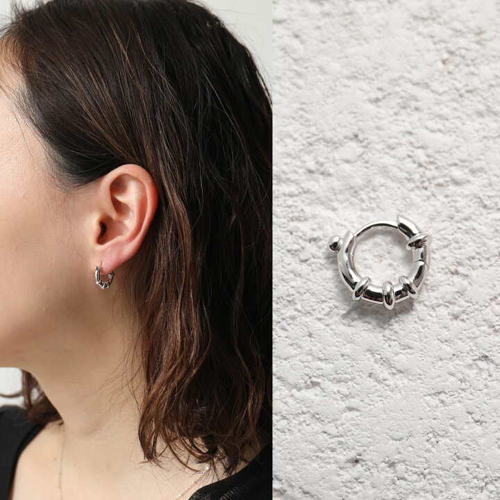 楽天市場】MARIA BLACK マリアブラック フープ ピアス Spring Huggie  