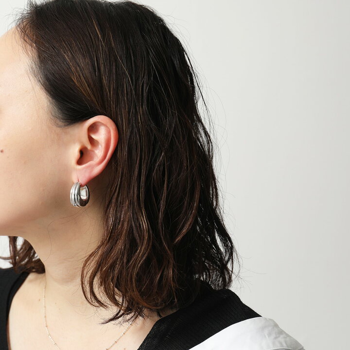 楽天市場】TOMWOOD トムウッド ピアス Ice Hoop Medium Line アイス 