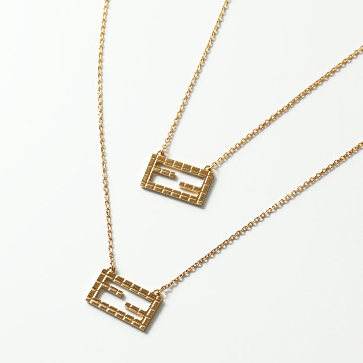 楽天市場】FENDI フェンディ 2連 ネックレス BAGUETTE FRIENDSHIP 