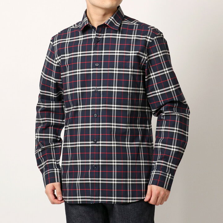楽天市場】BURBERRY バーバリー 長袖 シャツ 8018640 メンズ チェック 