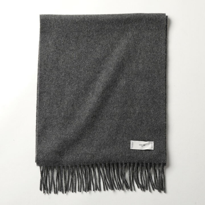 楽天市場】CELINE セリーヌ マフラー 2AWW1920F.09GR メンズ カシミヤ  