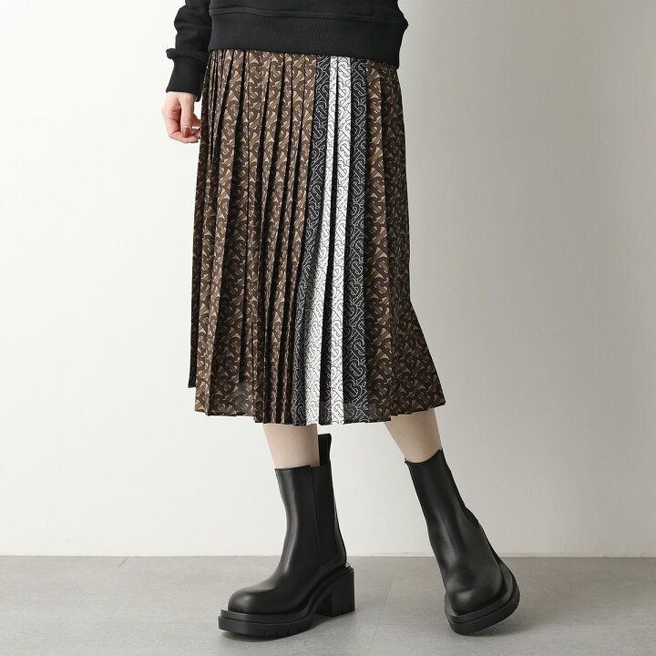 楽天市場】BURBERRY バーバリー プリーツスカート 8025237 レディース  