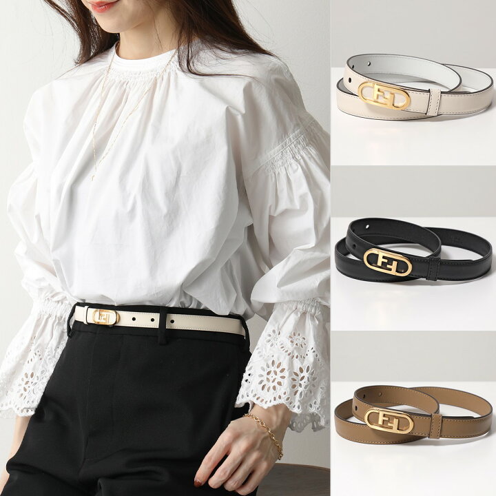 楽天市場】FENDI フェンディ ベルト 8C0652 AAIW レディース レザー FF  